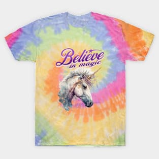 Believe in Magic Unicorns (horse) T-Shirt